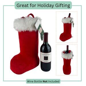 Christmas Stocking Plush Basket - NWT